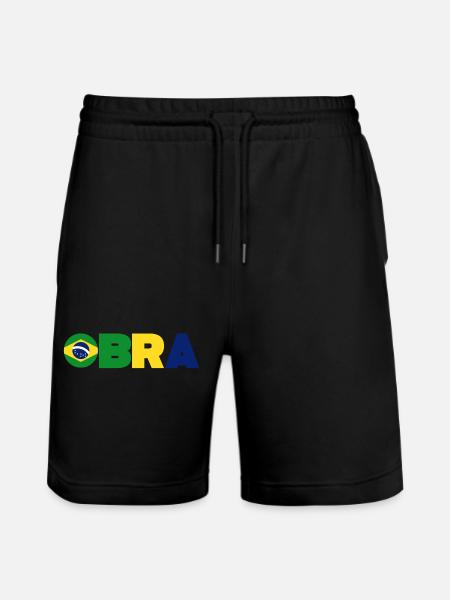 Brésil - Short de jogging bio TRAINER Stanley/Stella unisexe - noir
