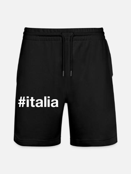 ITALIA Italy Italien - Stanley/Stella Trainer Unisex Organic Jogging Shorts - black
