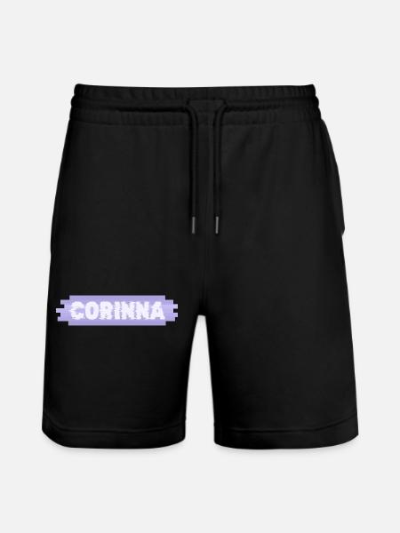 Mutter Corinna - Stanley/Stella Unisex Bio Joggingshorts Trainer  - Schwarz