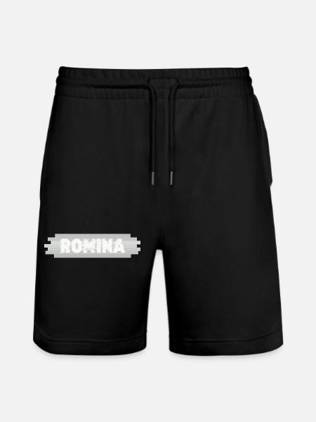 Name Romina - Stanley/Stella Trainer Unisex Organic Jogging Shorts - black