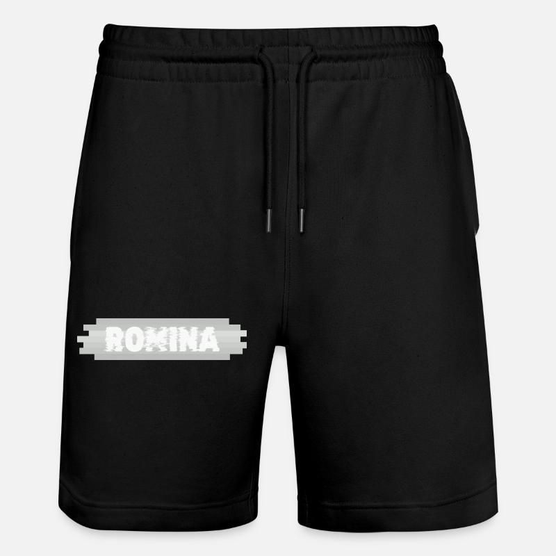 Nom Romina - Short de jogging bio TRAINER Stanley/Stella unisexe - noir