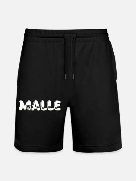 Malle Palmen - Stanley/Stella Trainer Unisex Organic Jogging Shorts - black