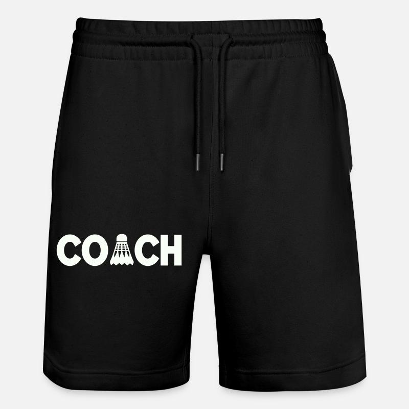 Federball Coach - Stanley/Stella Unisex Bio Joggingshorts Trainer  - Schwarz