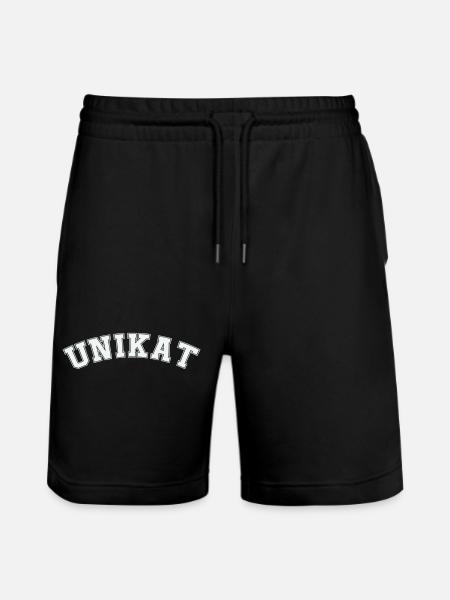 unikat - Stanley/Stella Unisex Bio Joggingshorts Trainer - Schwarz