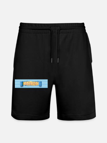 Jackpot New Job Success Gift Motivation - Stanley/Stella Trainer Unisex Organic Jogging Shorts - black