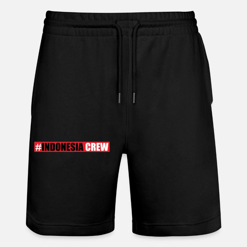 Indonésie Équipage - Short de jogging bio TRAINER Stanley/Stella unisexe - noir