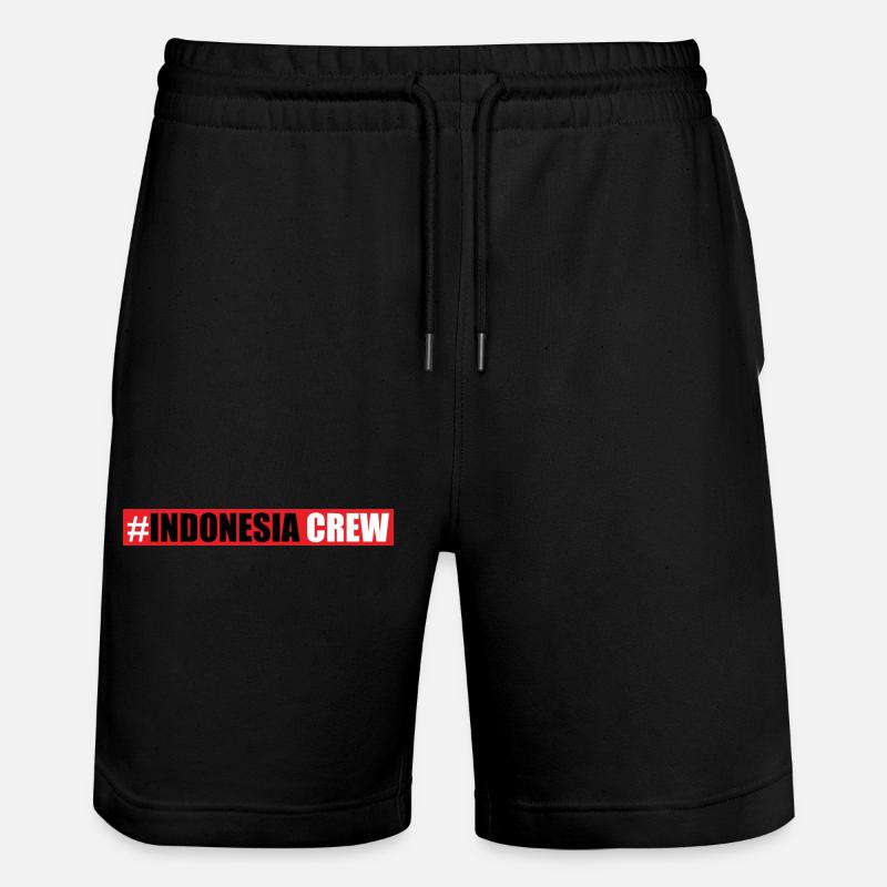 Indonésie Équipage - Short de jogging bio TRAINER Stanley/Stella unisexe - noir