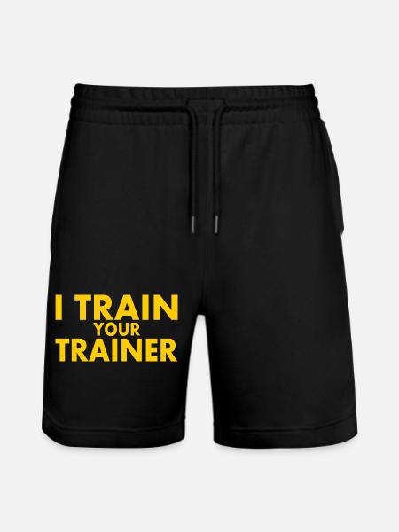 I train your trainer - Stanley/Stella Trainer Unisex Organic Jogging Shorts - black