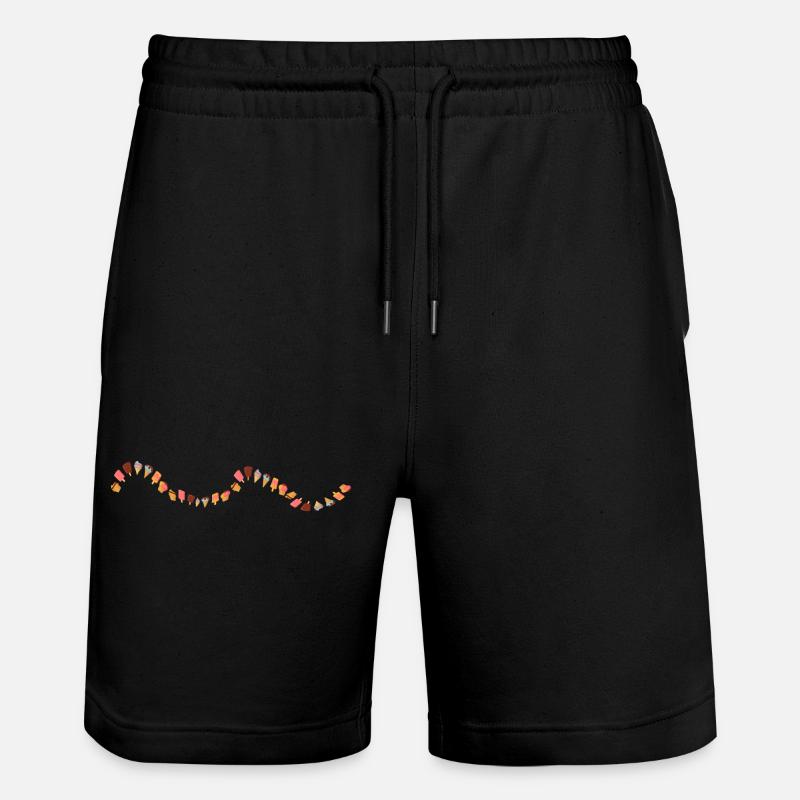 Ice - Stanley/Stella Trainer Unisex Organic Jogging Shorts - black