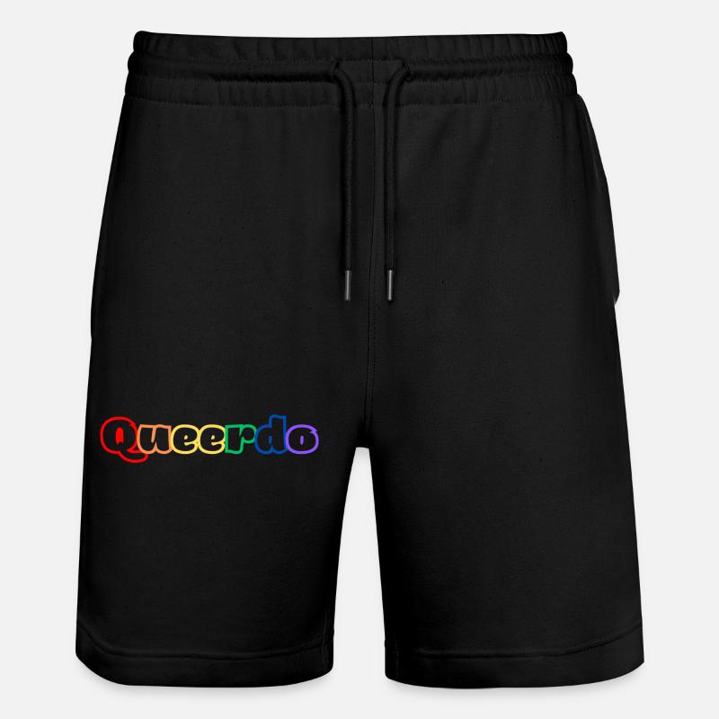 Queerdo - Short de jogging bio TRAINER Stanley/Stella unisexe - noir