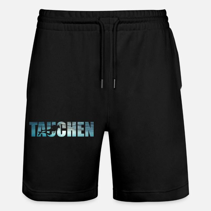 Taucher Dive Divemaster Tauchen Diver - Stanley/Stella Unisex Bio Joggingshorts Trainer  - Schwarz