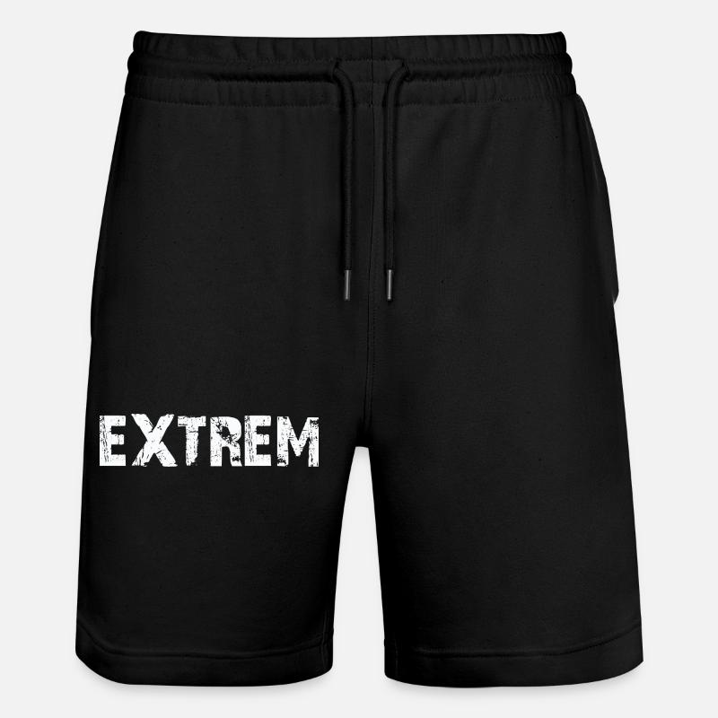 EXTRÊME - Short de jogging bio TRAINER Stanley/Stella unisexe - noir