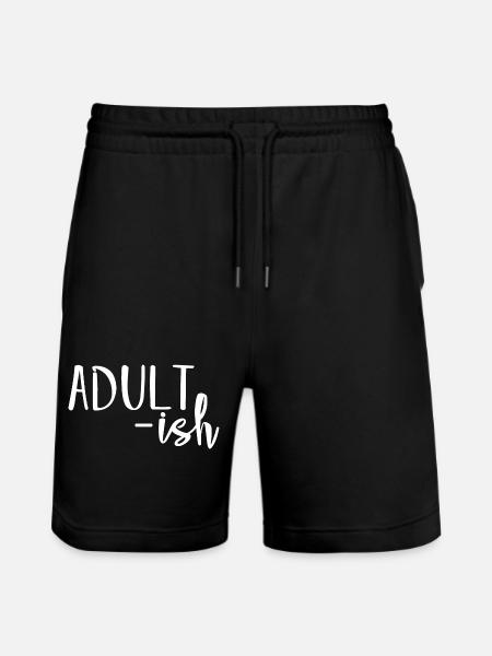 Erwachsen - Stanley/Stella Unisex Bio Joggingshorts Trainer  - Schwarz