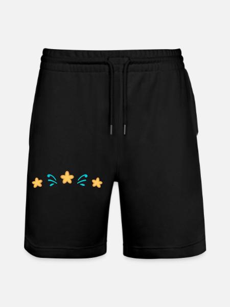 Aqua Star Splitter - Stanley/Stella Unisex Bio Joggingshorts Trainer - Schwarz