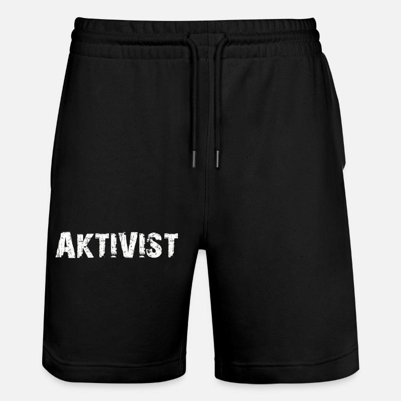 AKTIVIST - Stanley/Stella Unisex Bio Joggingshorts Trainer  - Schwarz