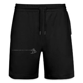 Wakeboard - Stanley/Stella Unisex Bio Joggingshorts Trainer  - Schwarz - Vorne - Nik (191cm) & Marisol (170cm)