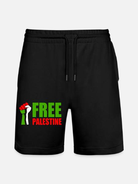 Free palestine - Short de jogging bio TRAINER Stanley/Stella unisexe - noir