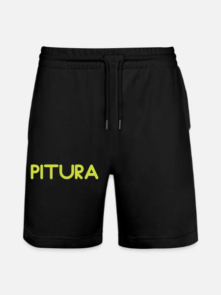 Pitura - Stanley/Stella Unisex Bio Joggingshorts Trainer - Schwarz
