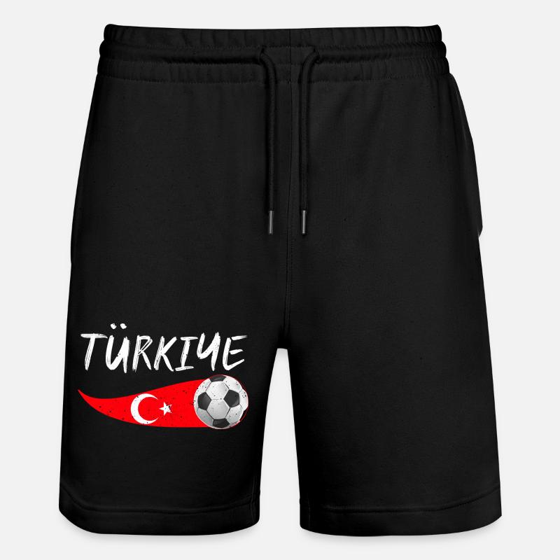 Turcs Turquie - Short de jogging bio TRAINER Stanley/Stella unisexe - noir