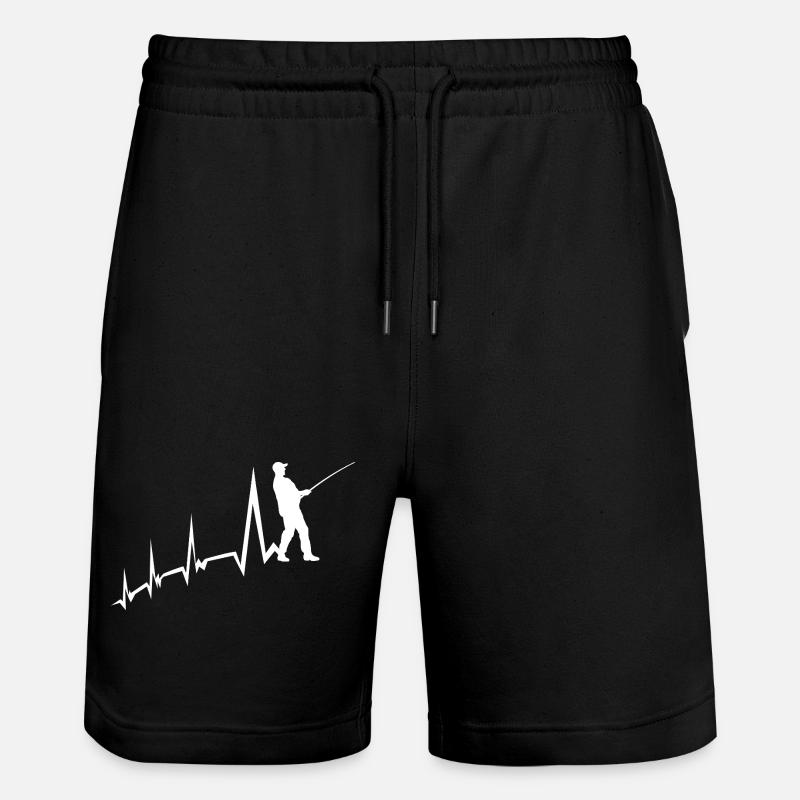 Angler Evolution Angeln - Stanley/Stella Unisex Bio Joggingshorts Trainer  - Schwarz