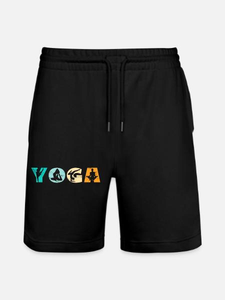 Yoga - Stanley/Stella Trainer Unisex Organic Jogging Shorts - black
