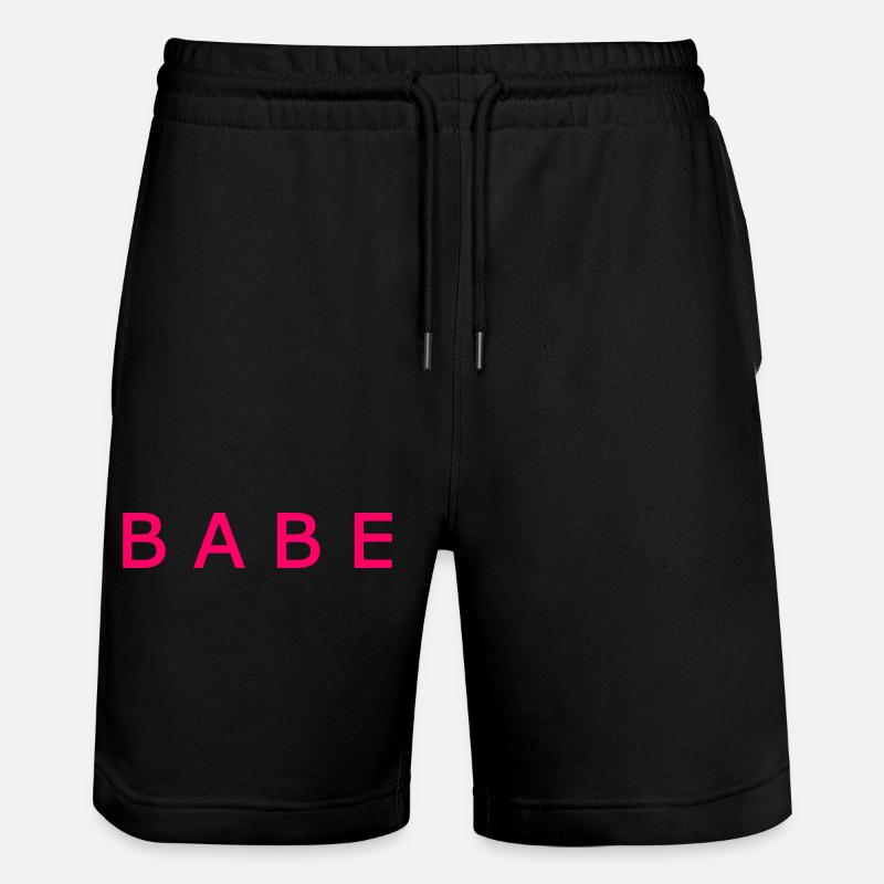 Babe - Short de jogging bio TRAINER Stanley/Stella unisexe - noir