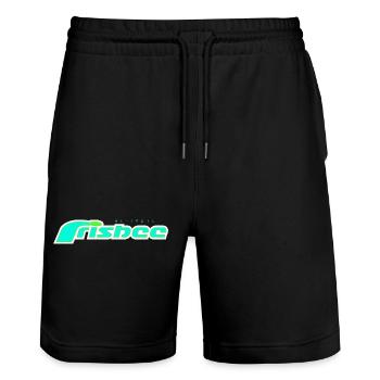 Frisbee Turquoise Ultime - Short de jogging bio TRAINER Stanley/Stella unisexe - noir - Devant - Nik (191cm) & Marisol (170cm)