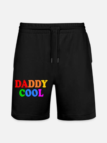 Daddy cool - Stanley/Stella Trainer Unisex Organic Jogging Shorts - black