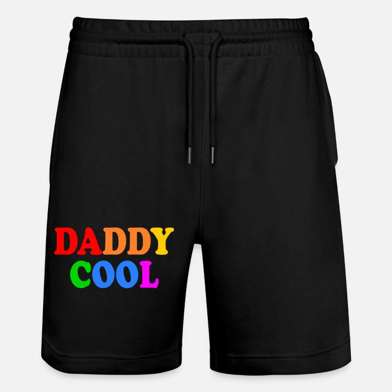 Daddy cool - Stanley/Stella Trainer Unisex Organic Jogging Shorts - black