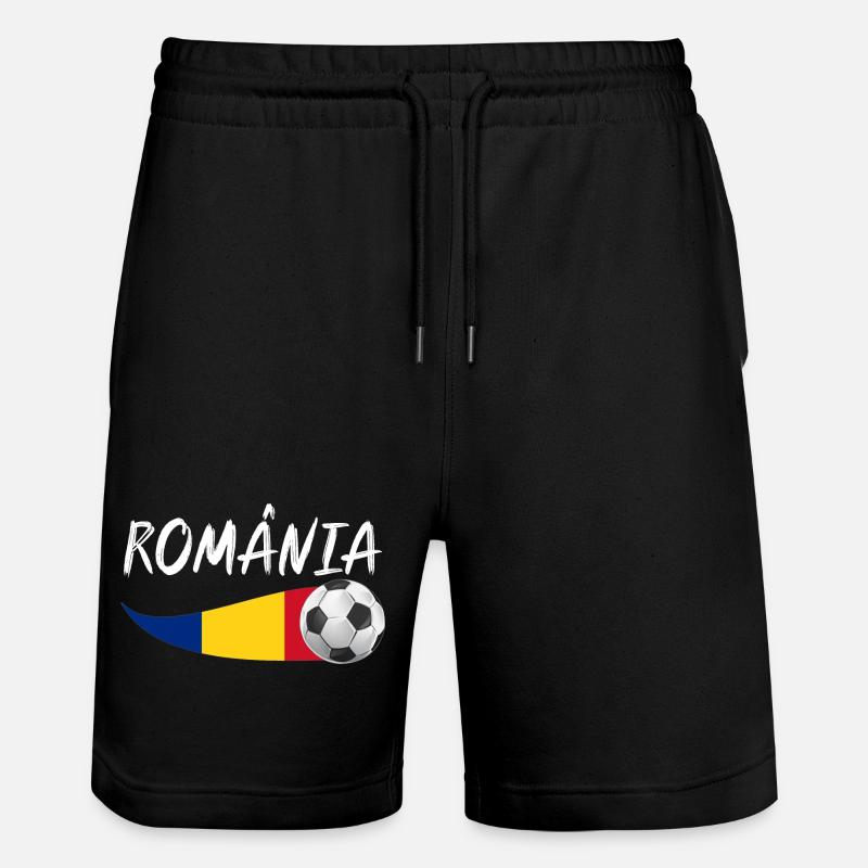 Roumains Roumanie - Short de jogging bio TRAINER Stanley/Stella unisexe - noir