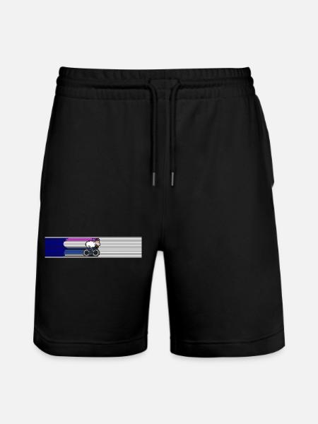 Tri Cycling - Stanley/Stella Trainer Unisex Organic Jogging Shorts - black