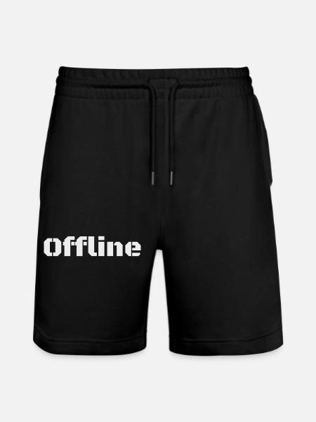 Offline - Stanley/Stella Trainer Unisex Organic Jogging Shorts - black