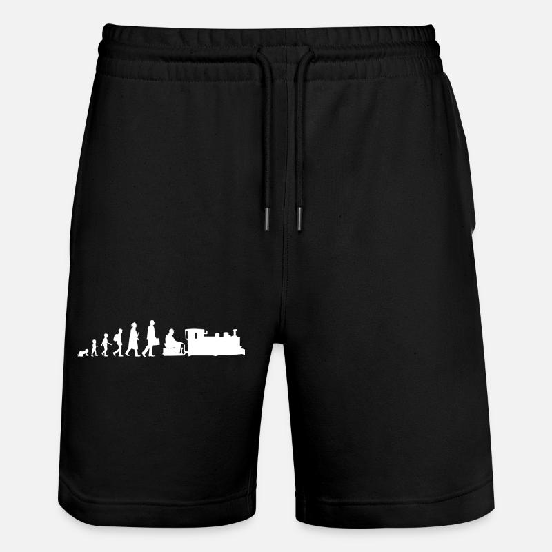 Eisenbahnfreund Entwicklung - Stanley/Stella Unisex Bio Joggingshorts Trainer - Schwarz