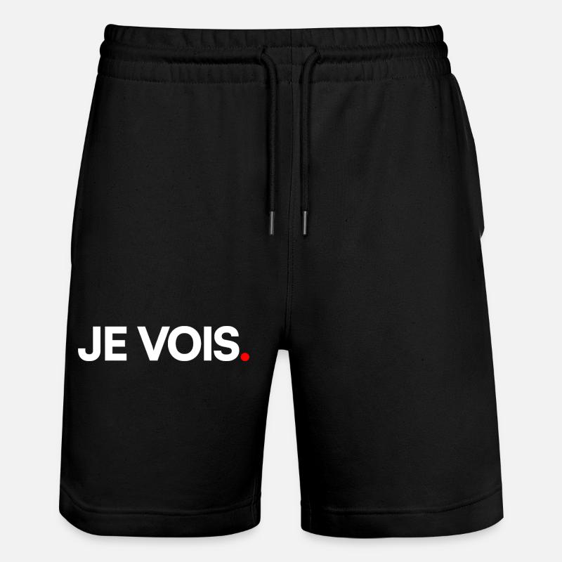 Je vois - Short de jogging bio TRAINER Stanley/Stella unisexe - noir