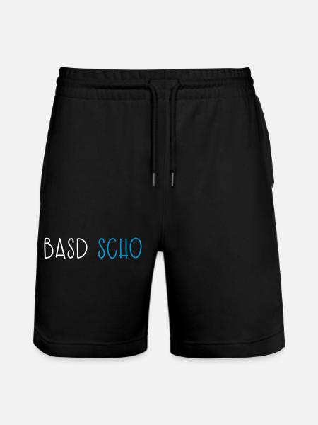 Basd Scho Bavaria Dialect Bavarian - Stanley/Stella Trainer Unisex Organic Jogging Shorts - black