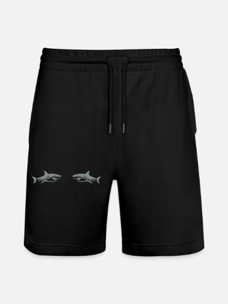 Requins - Short de jogging bio TRAINER Stanley/Stella unisexe - noir