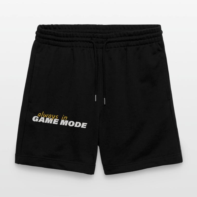 ALWAYS IN GAME MODE Stanley/Stella Trainer Unisex Organic Jogging Shorts