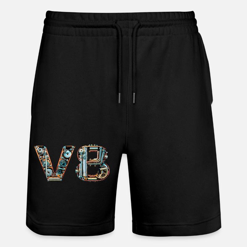 V8 - Short de jogging bio TRAINER Stanley/Stella unisexe - noir