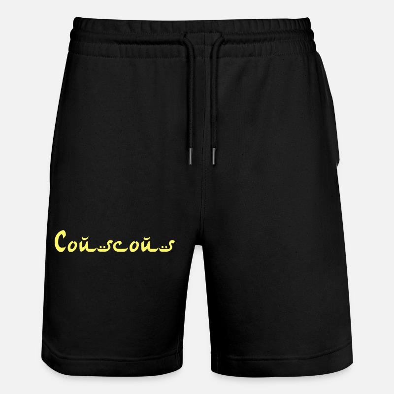 Couscous Couscus - Stanley/Stella Trainer Unisex Organic Jogging Shorts - black