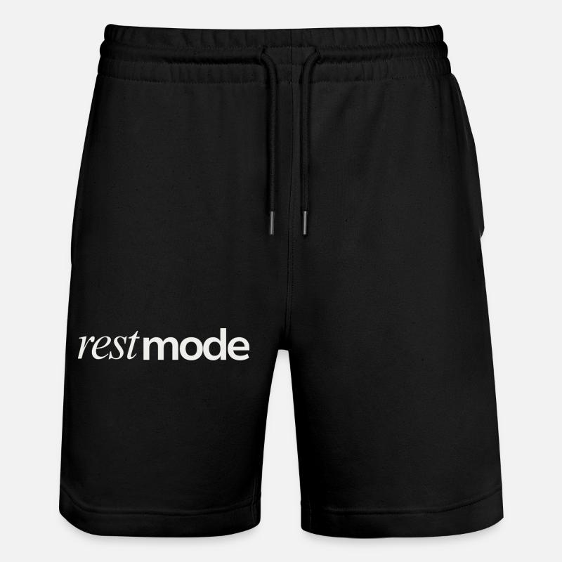 Rest Mode Mood - Stanley/Stella Unisex Bio Joggingshorts Trainer  - Schwarz
