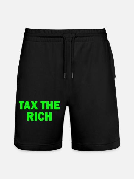 Tax the rich - Stanley/Stella Trainer Unisex Organic Jogging Shorts - black