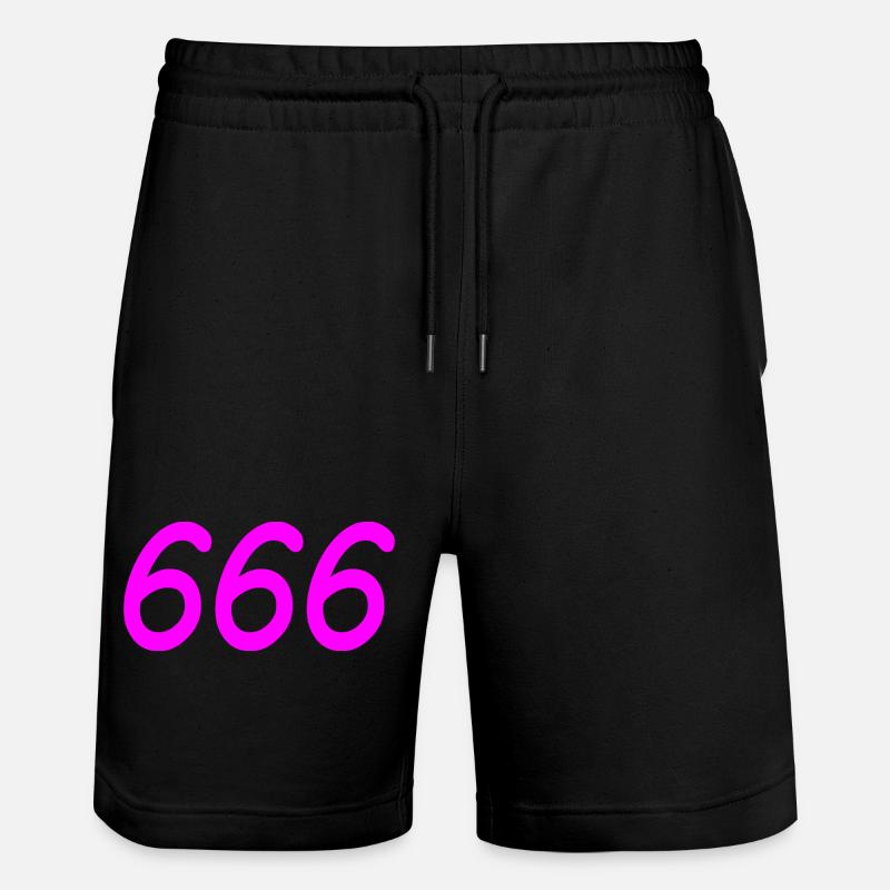 666 - Short de jogging bio TRAINER Stanley/Stella unisexe - noir