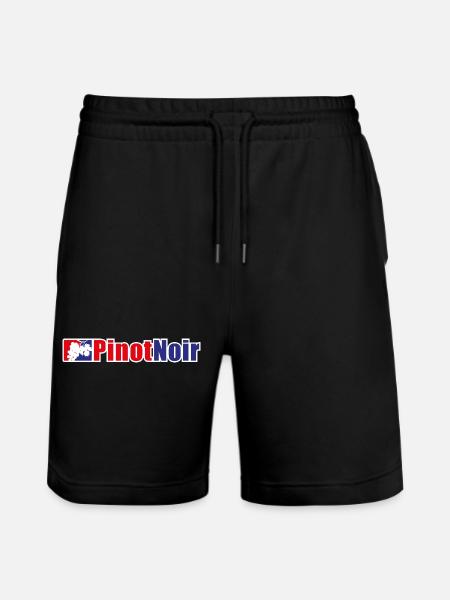 MLW - Team PinotNoir - Stanley/Stella Unisex Bio Joggingshorts Trainer - Schwarz