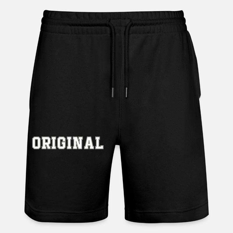 Original - Stanley/Stella Unisex Bio Joggingshorts Trainer  - Schwarz