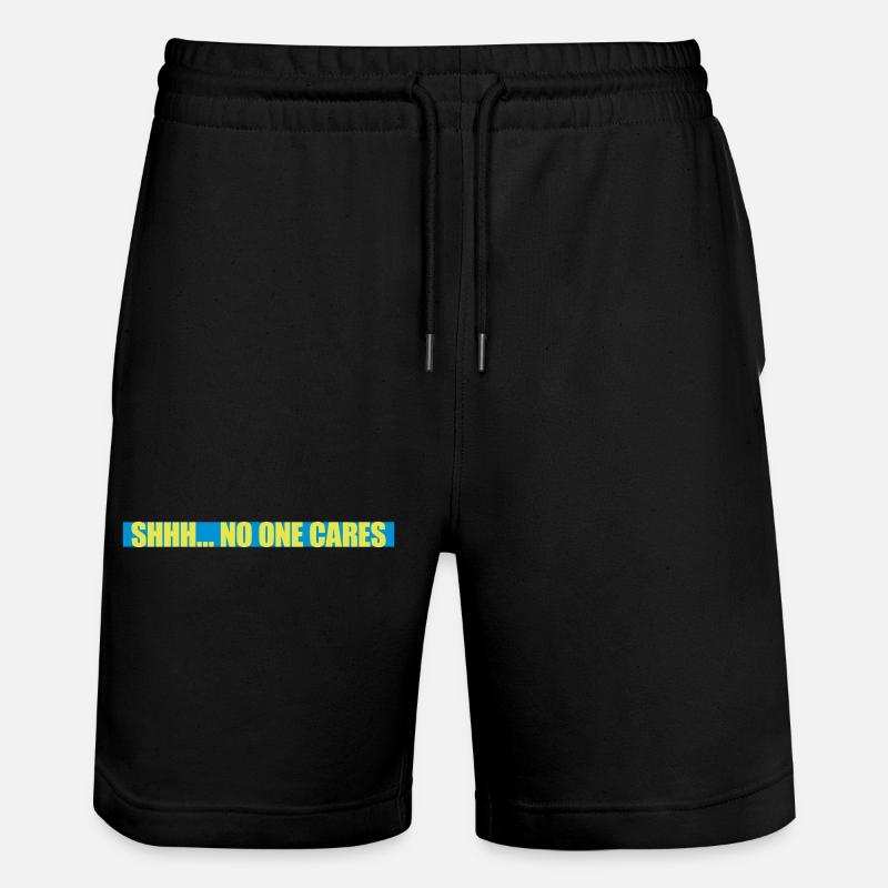 chut personne ne s’en soucie - Short de jogging bio TRAINER Stanley/Stella unisexe - noir