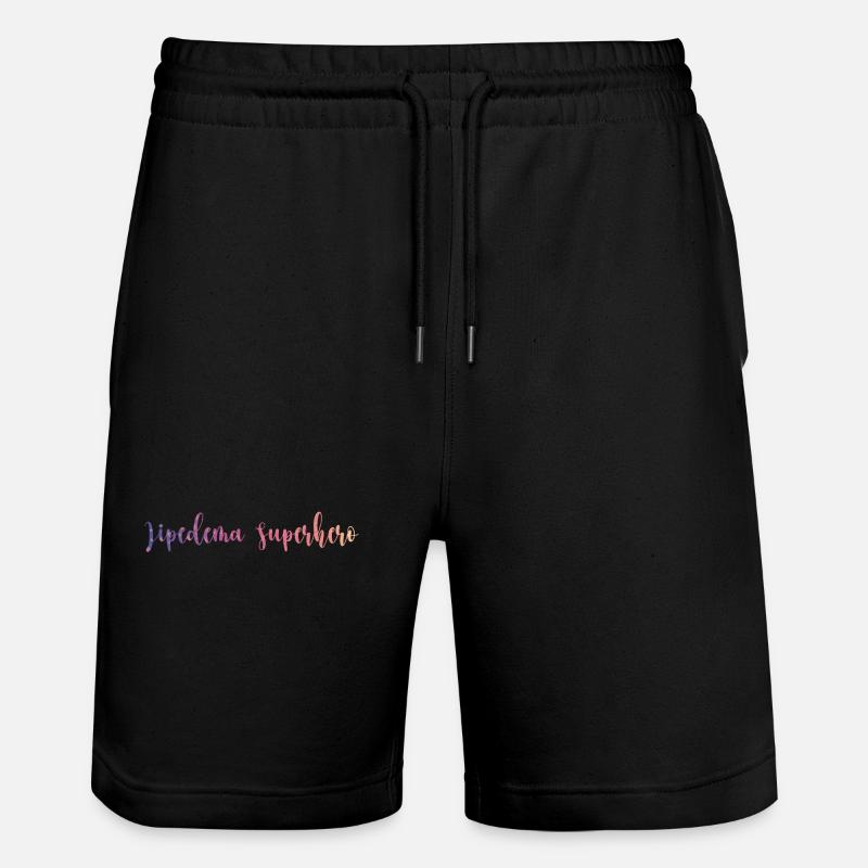 Slogan de super-héros lipœdème - Short de jogging bio TRAINER Stanley/Stella unisexe - noir