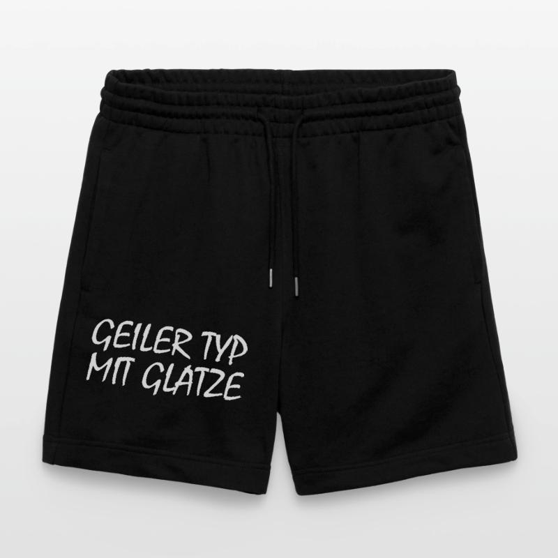guy with bald head Stanley/Stella Trainer Unisex Organic Jogging Shorts