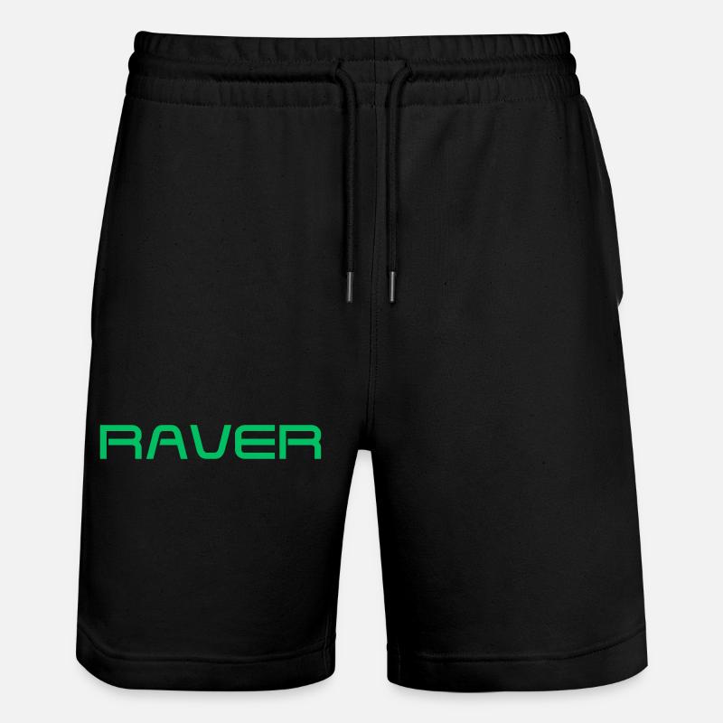 Ravers - Short de jogging bio TRAINER Stanley/Stella unisexe - noir