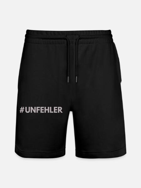 #Unfehler - Stanley/Stella Trainer Unisex Organic Jogging Shorts - black