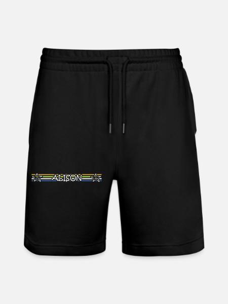 Birth Alison - Stanley/Stella Trainer Unisex Organic Jogging Shorts - black